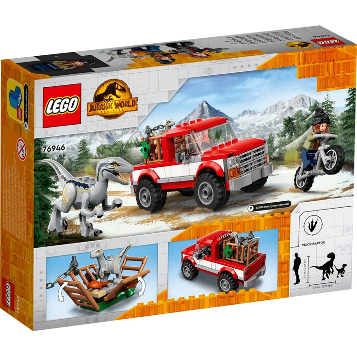 Lego Jurassic World 76946 'Blue & Beta in der Velociraptor-Falle', 181 Teile, ab 6 Jahren – Bild 4
