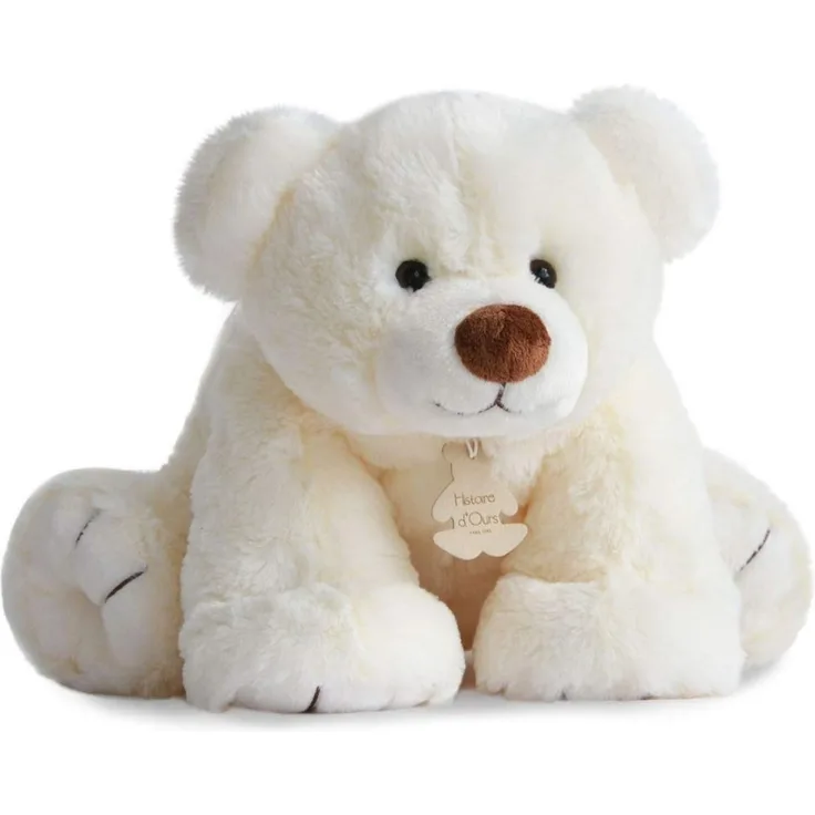 Histoire d'ours HO2520 Stofftier, Moyen Modèle, gebrochenes weiß, Stück: 1