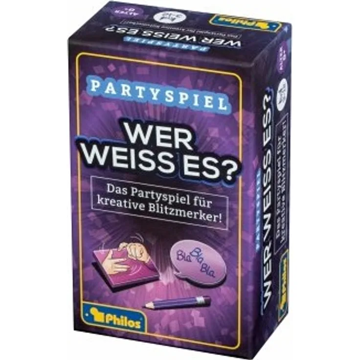 Philos 5201 - Wer weiss es? Partyspiel für kreative Blitzmerker