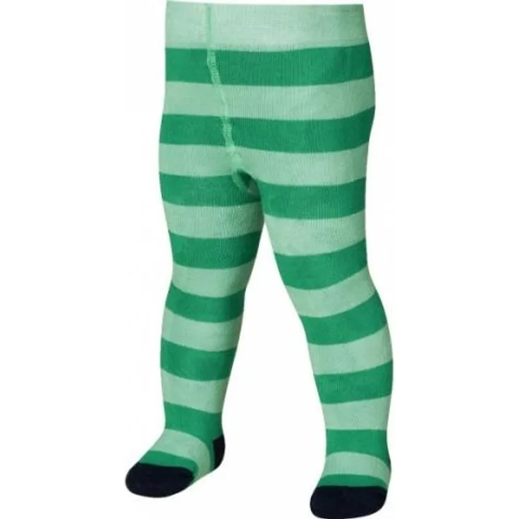 Playshoes thermo Strumpfhose Streifen Mädchen grün Größe 50/56