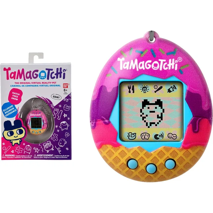 TAMAGOTCHI 42922 Bandai Original Ice Cream-virtuelles elektronisches Haustier-42922