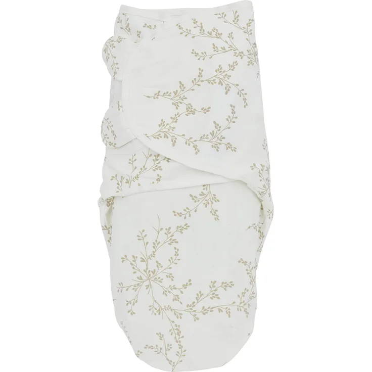 Meyco Baby Branches Pucksack, Erstausstattung Neugeborene (Pucktuch für Babys ab 4-6 Monaten, weicher Schlafkomfort, atmungsaktiv und feuchtigkeitsabsorbierend, Einschlafhilfe), Sand