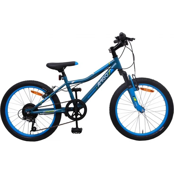 AMIGO Attack Mountainbike, 20 Zoll, 6 Gänge, Blau