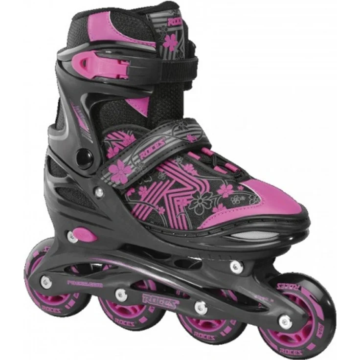 Inline-Skates RocesMädchen Jokey 3.0 Mädchen schwarz/rosa Größe 26-29