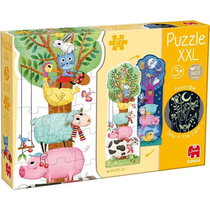 Goula 50217 Tag & Nacht XXL 27 Teile Puzzle
