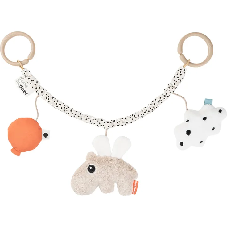 Done By Deer Happy Clouds Kinderwagenkette Sand Braun sand