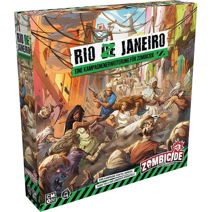 Asmodee | CMON | Zombicide 2. Edition – Rio Z Janeiro | Erweiterung | Kennerspiel | Dungeon Crawler | 1-6 Spieler | Ab 14+ Jahren | 60 Minuten | Deutsch