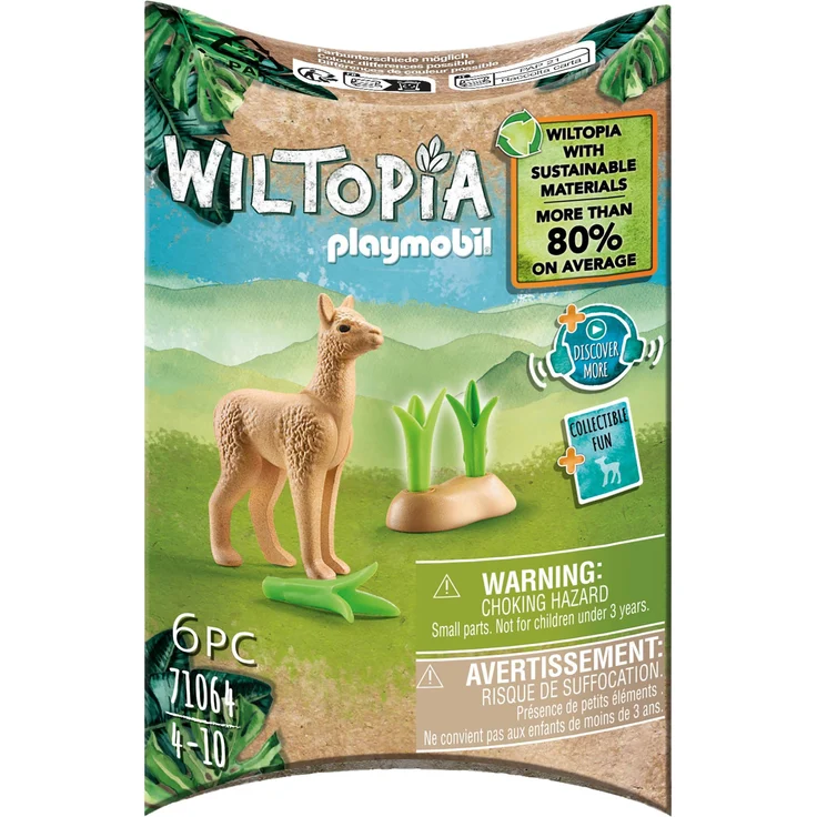 PLAYMOBIL Wiltopia 71064 'Junges Alpaka', 6 Teile, ab 4 Jahren – Bild 1