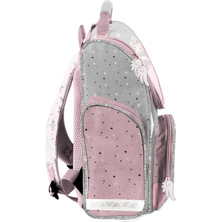 Mädchen Schulranzen 1. Klasse BALLERINA Schultasche 6-teiliges Set mit Federmappe gefüllt – Bild 3