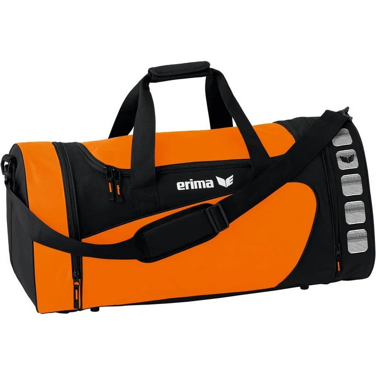 Erima Club 5 Sporttasche orange schwarz, S 49Lx23Bx25H (28 Liter) – Bild 1