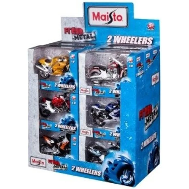 1:18 Motorräder sortiert