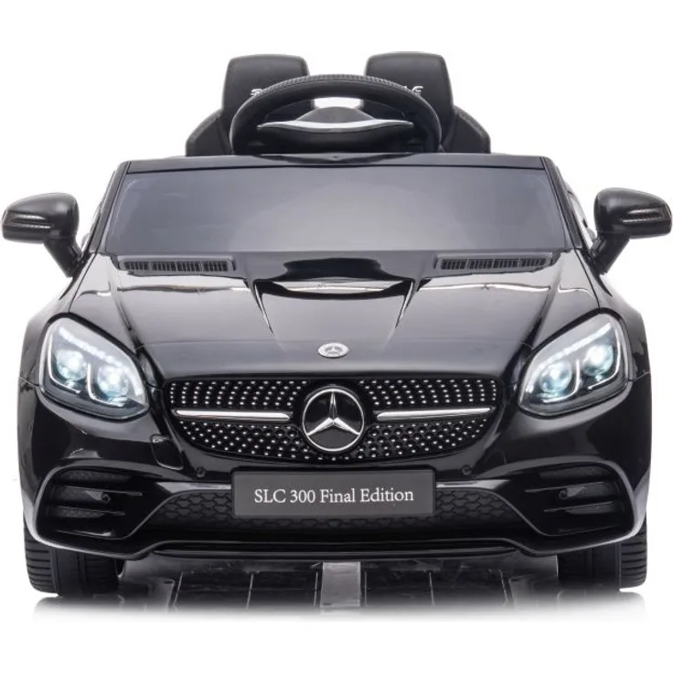 Kinder Elektrofahrzeug Mercedes Benz SLC 300 mit zwei Motoren, LED, Audio, EVA