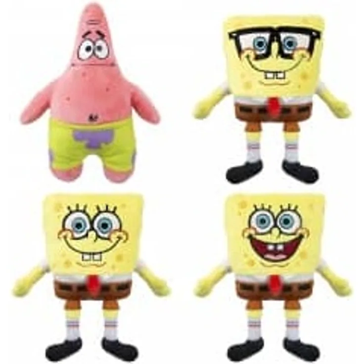 Spongebob - Plüschfigur - 20 cm - 1x Stück, zufällige Auswahl