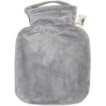 Hugo Frosch Mini-Wärmflasche 0,2 l mit Veloursbezug grau
