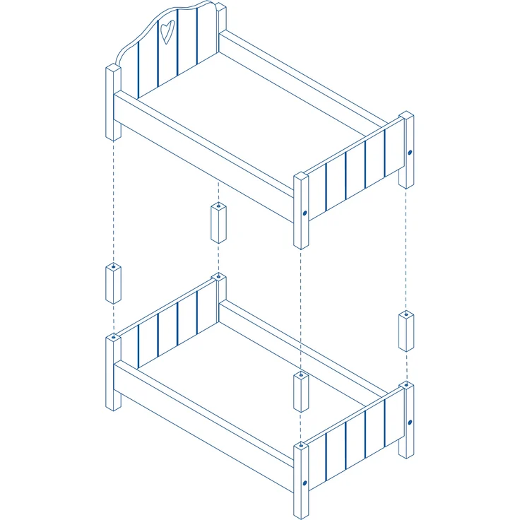 Puppenetagenbett - Preisvergleich – Bild 5