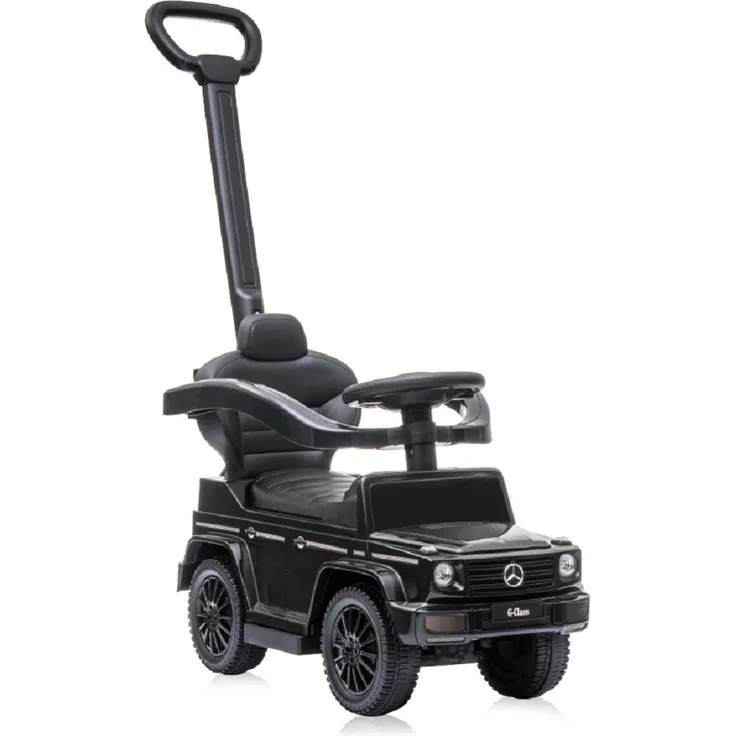 Lorelli Kinder Rutschauto Mercedes Benz G350 Schubstange Musikfunktion Staufach schwarz