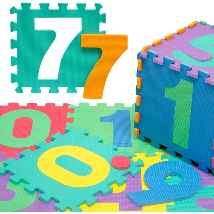 Baby Puzzlematte Kinder Spielmatte EVA Krabbelmatte Babymatte Bodenmatte Zahlen – Bild 2