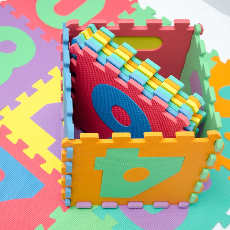 Baby Puzzlematte Kinder Spielmatte EVA Krabbelmatte Babymatte Bodenmatte Zahlen – Bild 7