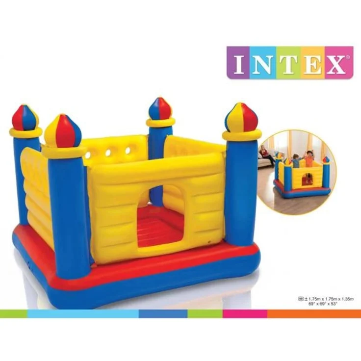 Intex 48259NP Jump-O-Lene Castle Bouncer - Aufblasbare Hüpfburg - 175 x 175 x 135 cm – Bild 4