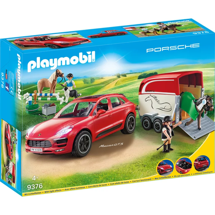 PLAYMOBIL Sports & Action 9376 Porsche Macan GTS mit Lichteffekten, Ab 4 Jahren – Bild 1