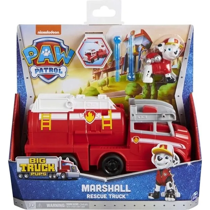 Paw Patrol Big Trucks Themed Vehicle - Marshall