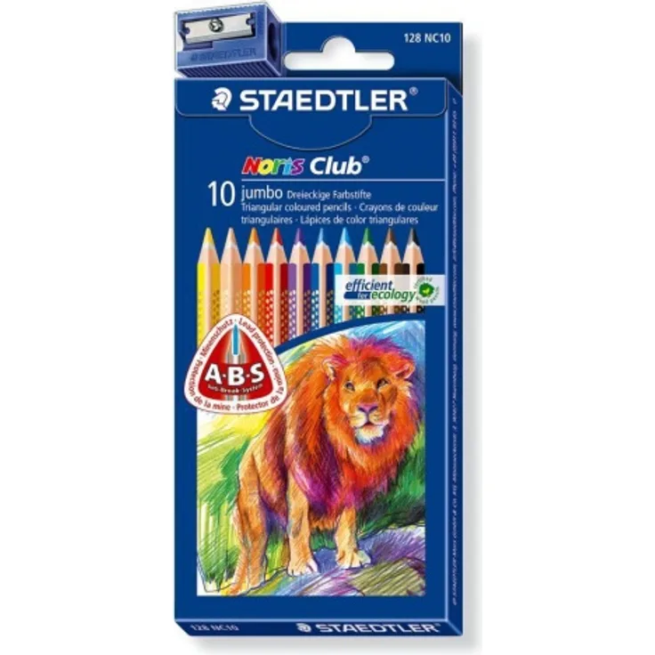Staedtler Farbstift Etui Noris Club Jumbo 10er Triplus