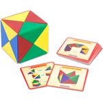 Betzold - Magnetwürfel aus 24 farbigen Tetraedern - Geometrie-Bausatz Mathematik