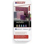 edding 1200 Fasermaler metallic 6er Set