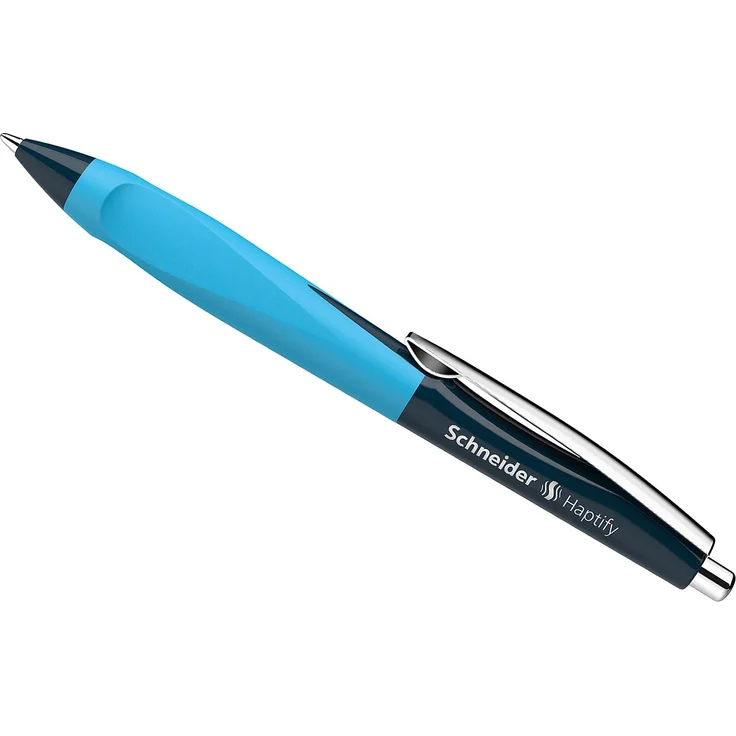 Schneider Kugelschr. Haptify h-blau/blau – Bild 2
