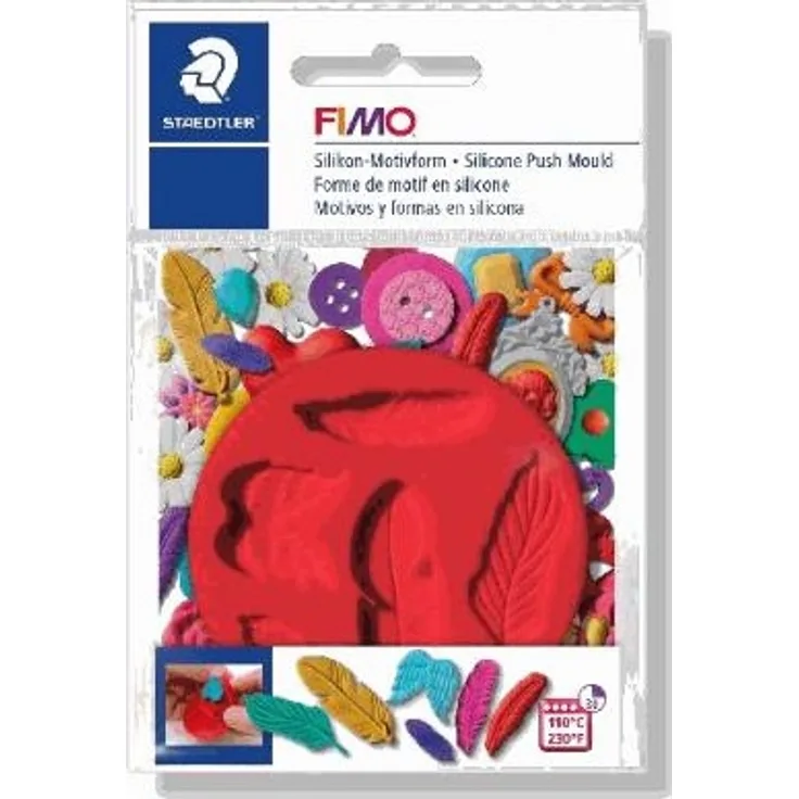 STAEDTLER Fimo Silikon-Motivform Federn