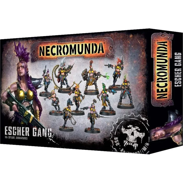 Games Workshop 99120599004 Necromunda Escher Gang Miniatur, Mehrfarbig