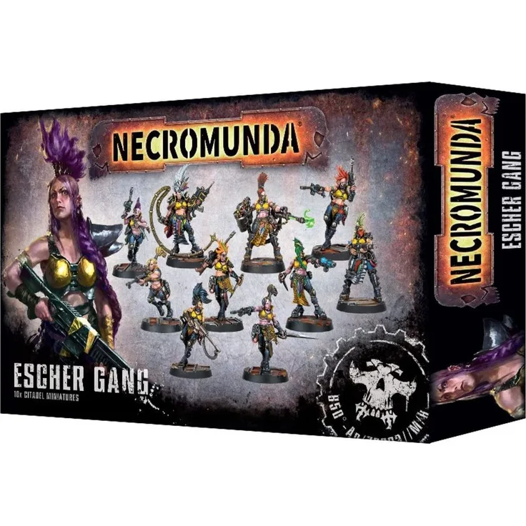 Games Workshop 99120599004 Necromunda Escher Gang Miniatur, Mehrfarbig