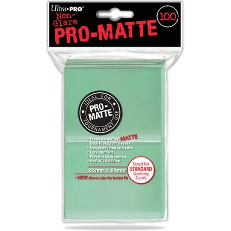UltraPRO - Clear Pro-Matte Sleeves, 100