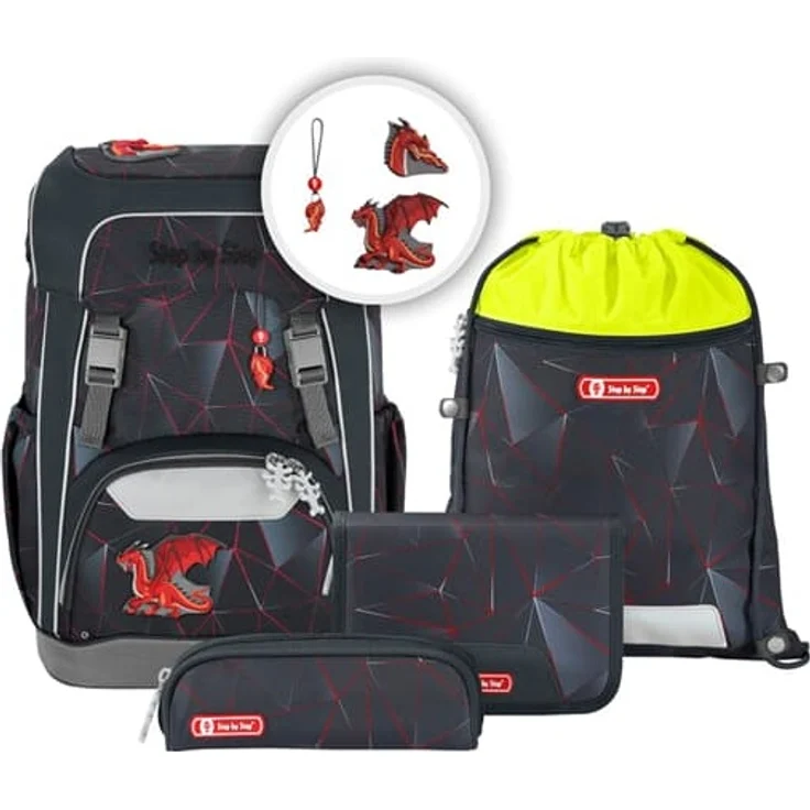 Step by Step Giant Schulrucksack-Set 5 tlg. Dragon Drako – Bild 1