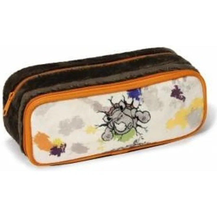 NICI Stiftemäppchen Wild Friends Nashorn Plüsch