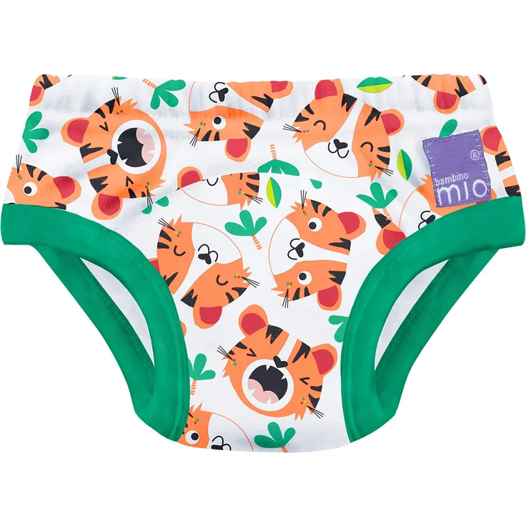 Bambino Mio, Töpfchen-Trainingshose, wiederverwendbare bio Unterhose für Kleinkinder, Tigerisch Gut, 2-3 Jahre