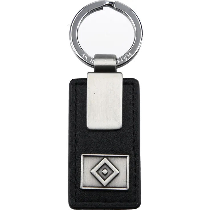 HSV Schlüsselanhänger schwarz 5. 5 x 2. 8 x 0. 8 cm