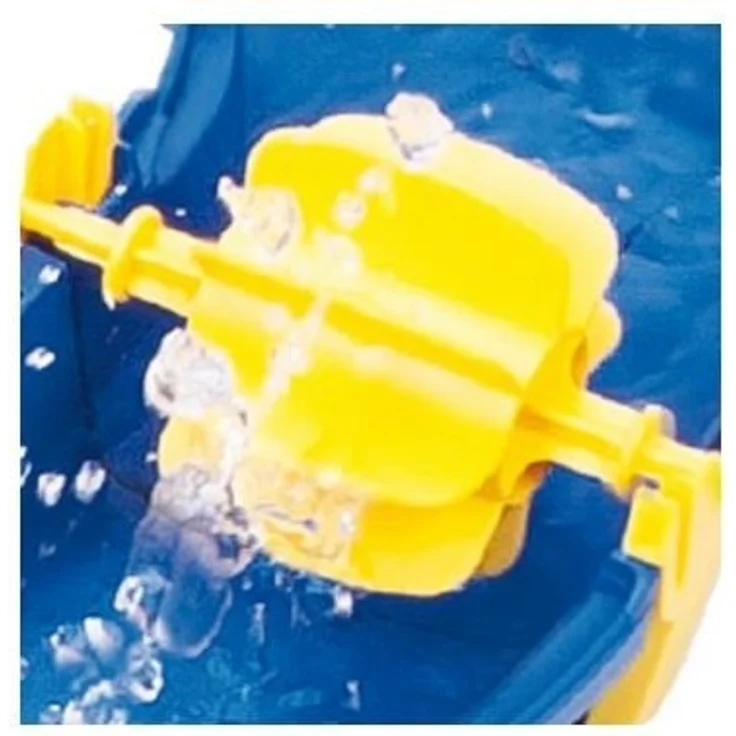 Big 'Waterplay Amsterdam' Wasserstraße, 175 x 143 x 27 cm, inkl. 2 Staubecken, 1 Hafenbecken, Container-Verladestation, Wasserrad, 4 Boote, 3 Figuren und Wasserflugzeug – Bild 6