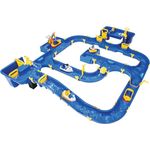 Big 'Waterplay Amsterdam' Wasserstraße, 175 x 143 x 27 cm, inkl. 2 Staubecken, 1 Hafenbecken, Container-Verladestation, Wasserrad, 4 Boote, 3 Figuren und Wasserflugzeug