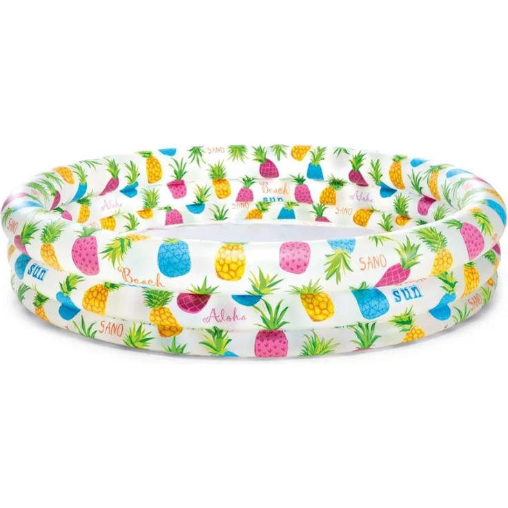 INTEX Pineapple Baby Pool Kinderplanschbecken Planschbecken ca. 132 x 28 cm