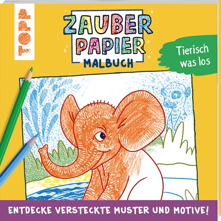 Topp Zauberpapier Malbuch Tier