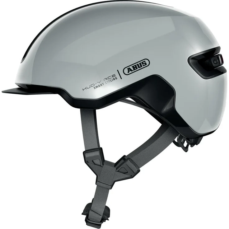 Abus HUD-Y race grey shiny 57 - 61 cm – Bild 2