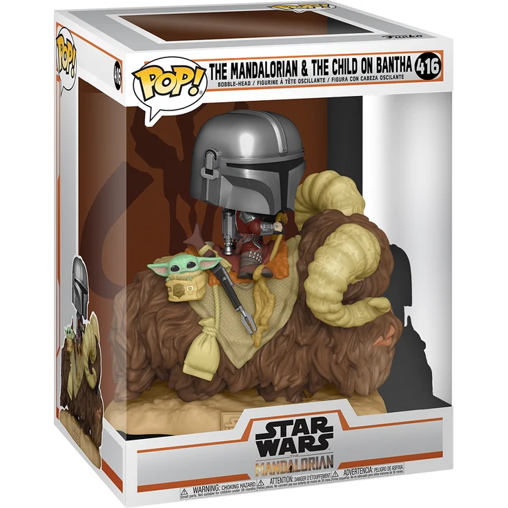 Star Wars Mandalorian - The Mandalorian & The Child on Bantha 416 - Funko Pop! - Vinyl Figur – Bild 1