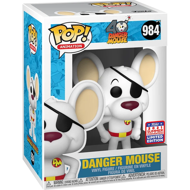 Danger Mouse - Danger Mouse 984 2021 Summer Convention Limited Edition - Funko Pop! - Vinyl Figur – Bild 1