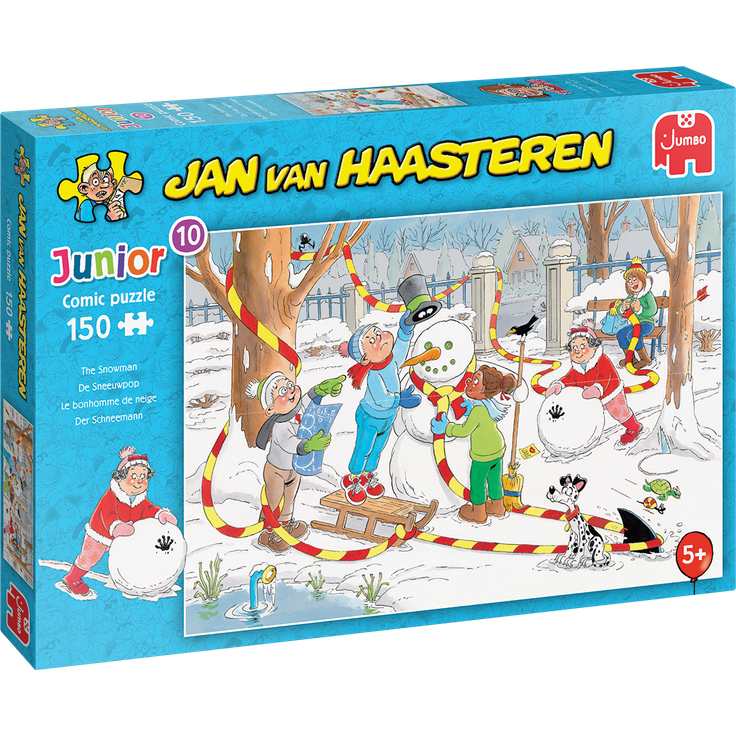 Jumbo Spiele 20081 Jan van Haasteren Junior 10 Der Schneemann 150 Teile Puzzle