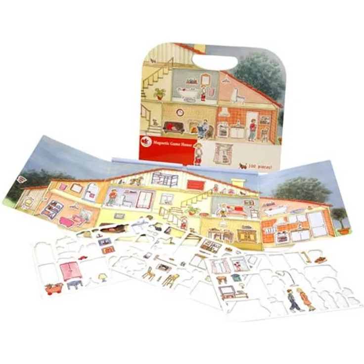 Ausgefallenes Magnetspiel, Haus, von Egmont Toys
