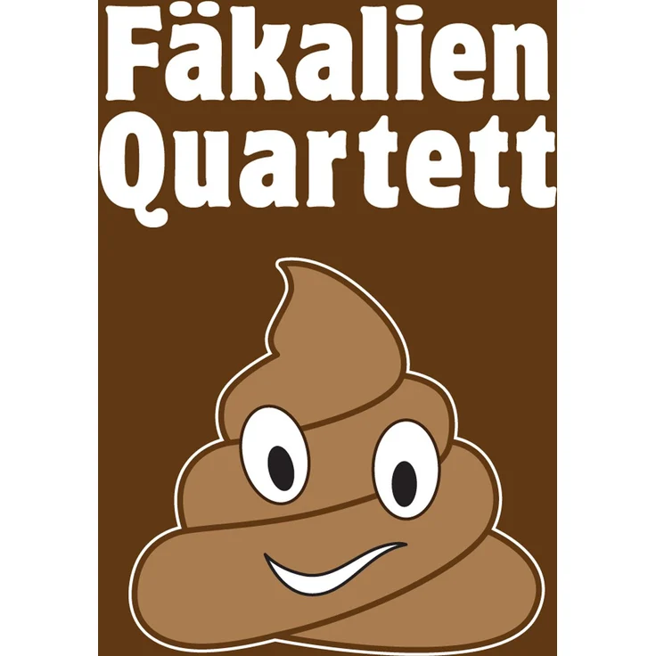 GOODS+GADGETS Fäkalien Quartett - Das extrem scheiße Kartenspiel rund um das stille Geschäft - Das WC & Toiletten Kackspiel (Fäkalien) – Bild 1