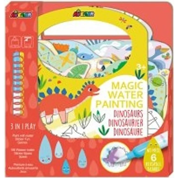 Ausmalspiel Dinosaurier