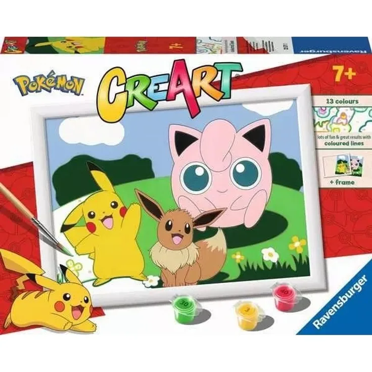 Ravensburger CreArt Paint by Numbers - Pokémon Classics