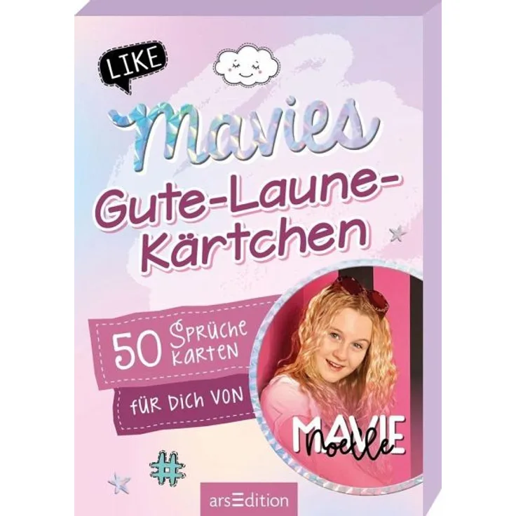 Ars Edition Mavies Gute-Laune-Kärtchen - 50 Sprüchekarten